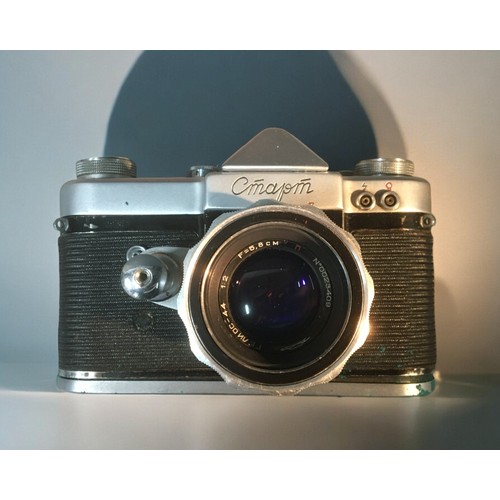 185 - Vintage Cameras x 4:1. 2 x German Balda 35mm Cameras with Lenses.2. Zenit - C with case and Industar... 