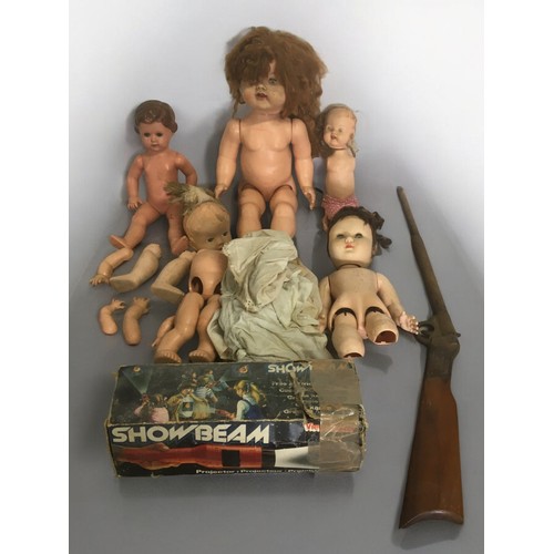 161 - Vintage Play worn toys, 