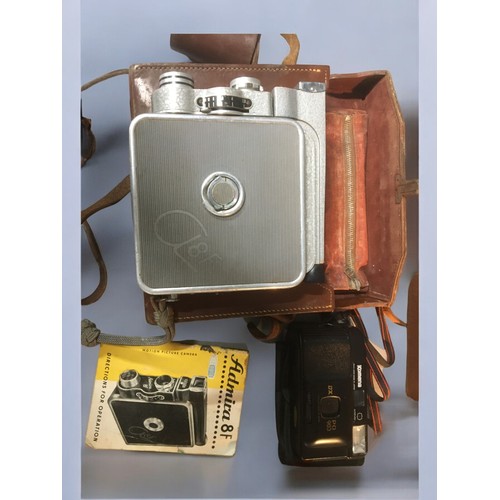 460 - Vintage Cameras and Equipment - Admira 8F 8mm Movie Camera, Kodak 8mm Movie Camera II, Kodak Brownie... 