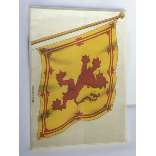 524 - Vintage Framed Cigarette Silks -  Flags of the Nations and Military Emblems, 2 Framed examples of th... 