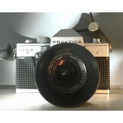 190 - Praktika Cameras with Lenses x 41. BCX with Carl Zeiss Jena 1.2.4 f=35mm MC Lens2. Praktika L23. MTL... 