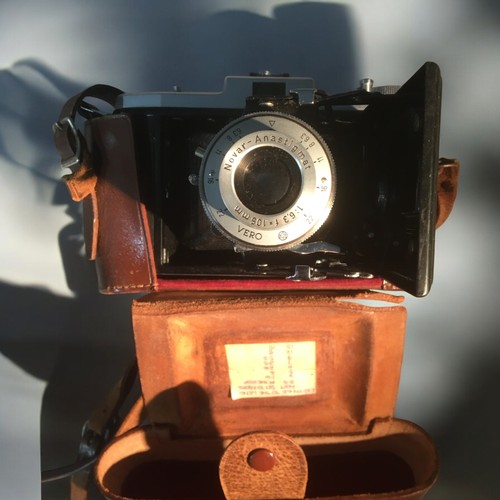 193 - Vintage Cameras x 5 Bellows/Folding and 35mm.1. Zeiss Ikon Nettar 2. Agfa Isolette  113. Mastra V354... 