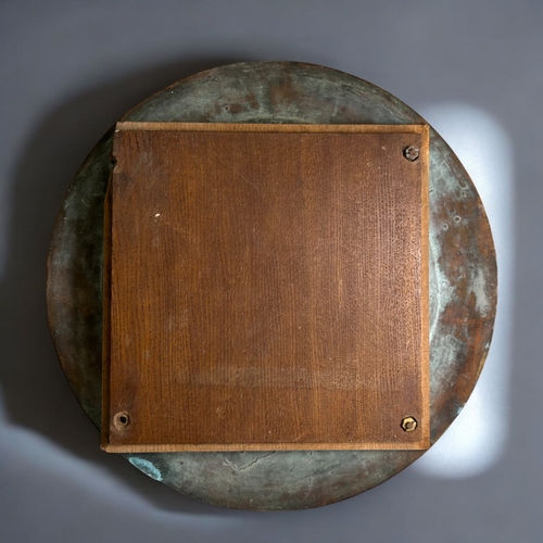 446 - A large, heavy Bronze wall plaque.Depicting a bust of Anthony Brown, 1843-1902.Diameter - 47cm... 