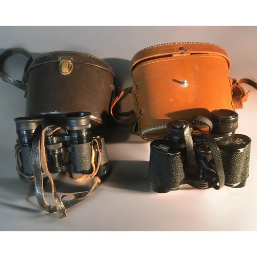 202 - Carl Zeiss Jena DDR Jenoptem 8x30 and Carl Zeiss 8x30B Binoculars both Cased.