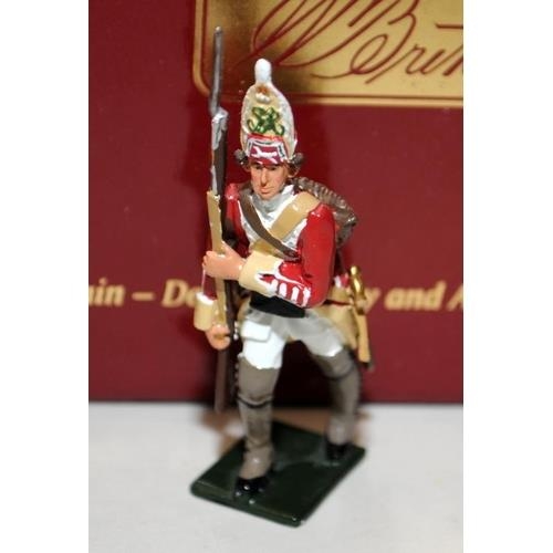 141 - Britain's die cast soldiers, French/Indian Wars: 50036C British 48th foot (collectors club special),... 