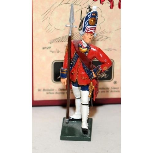 141 - Britain's die cast soldiers, French/Indian Wars: 50036C British 48th foot (collectors club special),... 