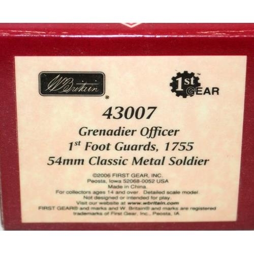 141 - Britain's die cast soldiers, French/Indian Wars: 50036C British 48th foot (collectors club special),... 