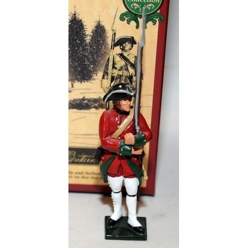 143 - Britain's die cast soldiers, French/Indian wars: 47015 French Compagnie D'Irlandais - Quebec, 47039 ... 