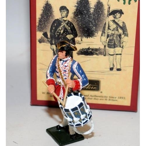 143 - Britain's die cast soldiers, French/Indian wars: 47015 French Compagnie D'Irlandais - Quebec, 47039 ... 