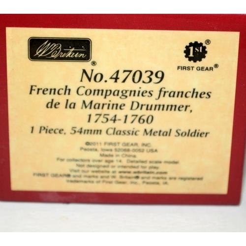 143 - Britain's die cast soldiers, French/Indian wars: 47015 French Compagnie D'Irlandais - Quebec, 47039 ... 