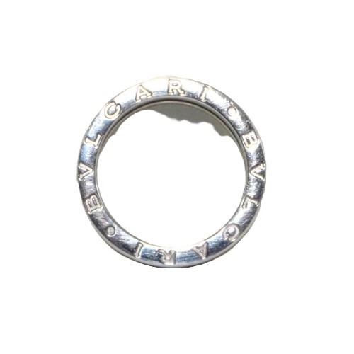 544 - 18ct white gold genuine BULGARI flexible ring hall mark and registration number to the inner size M