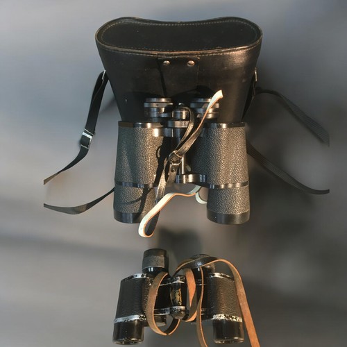 205 - Carl Zeiss Vintage Binoculars x 2:1. Carl Zeiss Jena Delturis 8 x 24 field Binoculars WWII2. Zeiss J... 