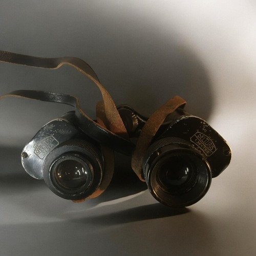 205 - Carl Zeiss Vintage Binoculars x 2:1. Carl Zeiss Jena Delturis 8 x 24 field Binoculars WWII2. Zeiss J... 