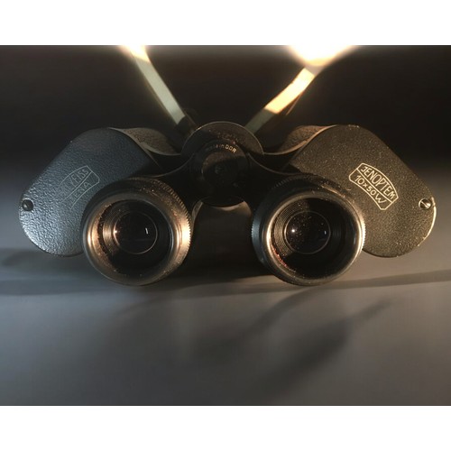 205 - Carl Zeiss Vintage Binoculars x 2:1. Carl Zeiss Jena Delturis 8 x 24 field Binoculars WWII2. Zeiss J... 