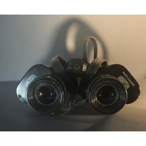 206 - Carl Zeiss Vintage Binoculars x 4 -1. Jena Jenoptem 8x302. Jena Delturisem 8x243. Jena Deltrentis 8x... 