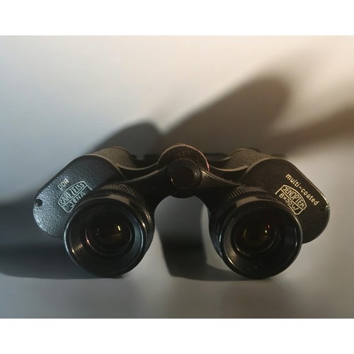 206 - Carl Zeiss Vintage Binoculars x 4 -1. Jena Jenoptem 8x302. Jena Delturisem 8x243. Jena Deltrentis 8x... 