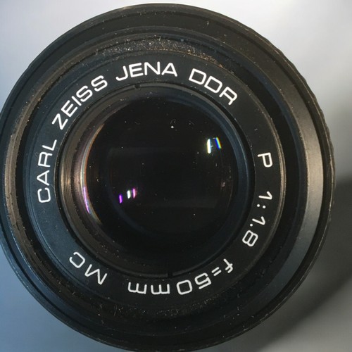 208 - Carl Zeiss Jena Lenses x 4 -1. Jena DDR P 1:1.8 f=50mm MC2. Jena P 1:2.8 f=28mm MC3. Jena Prakticar ... 