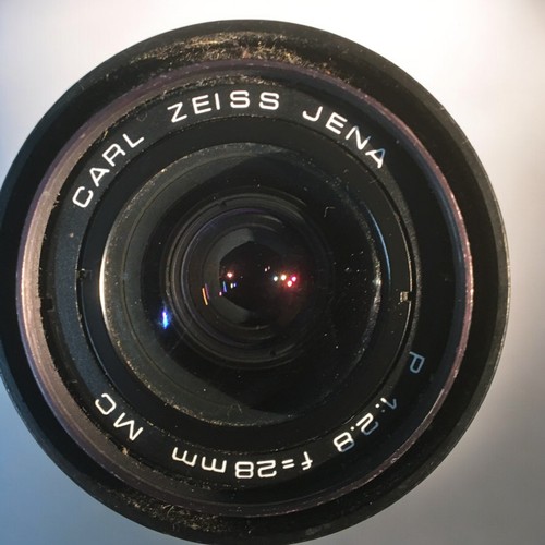 208 - Carl Zeiss Jena Lenses x 4 -1. Jena DDR P 1:1.8 f=50mm MC2. Jena P 1:2.8 f=28mm MC3. Jena Prakticar ... 