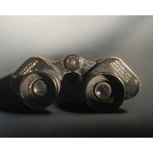 209 - Taylor & Hobson 1941 Binoculars Bino Prism No2 MkII with Graticules and 5 other Later Binoculars... 