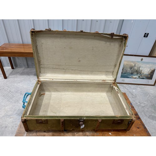 12 - 3 vintage travel trunks