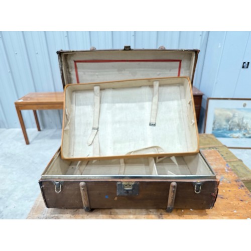 12 - 3 vintage travel trunks