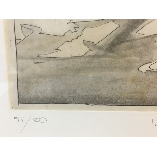 129 - Jurgen Gorg (b. 1951) Signed, Limited Etching With Aquatint. 55/120 Titled 