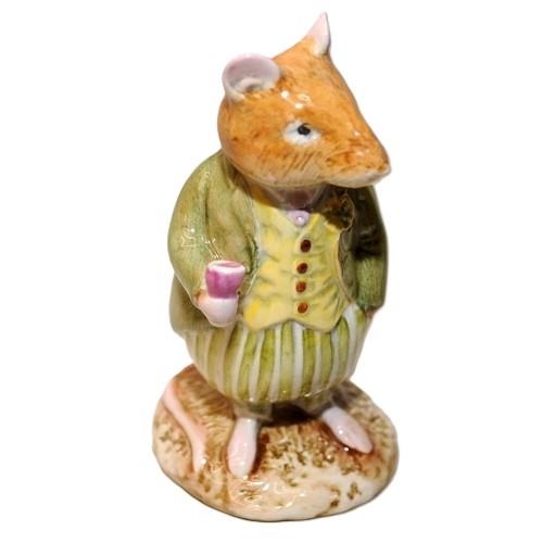 168 - 3 x Brambly Hedge/Beatrix Potter figures, Royal Doulton Conker and Teasel, and Beswick figure Tabith... 