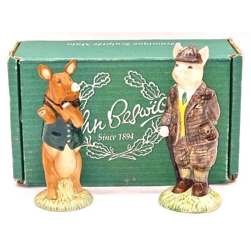 169 - Two Beswick porcelain pigs with one box.