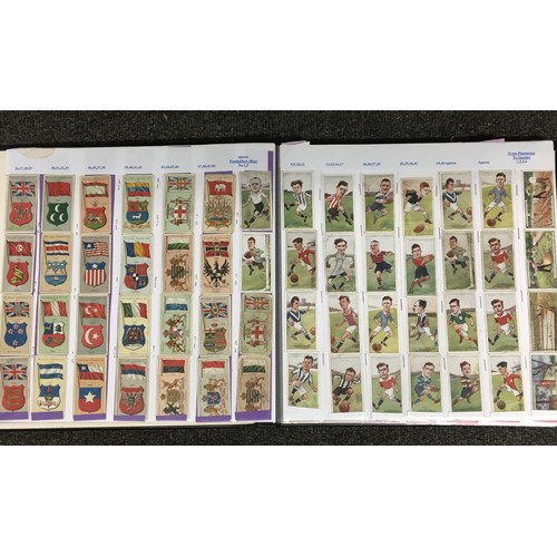 571 - Folio of Cigarette Cards 'Players Cigarettes' - 550+ Cards varying categories. Flags and Emblems, Eg... 