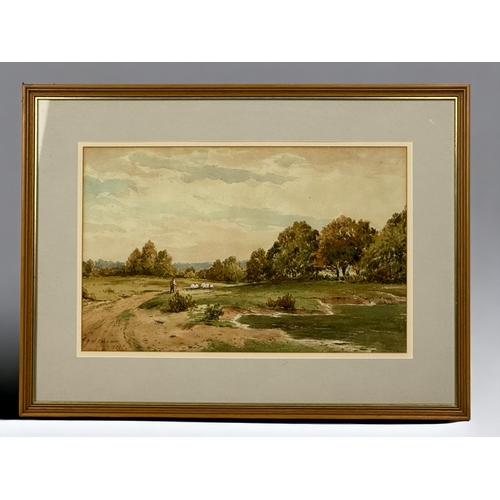 399 - A Large and well Painted J.W. Jackson Watercolour. Depicting 