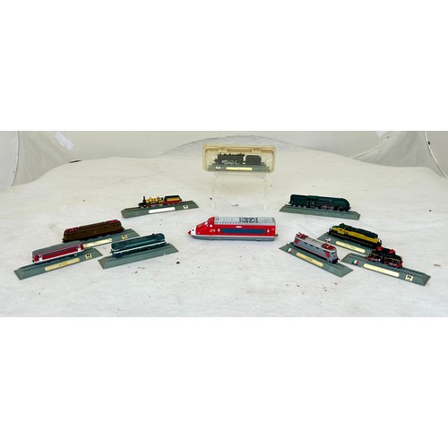 392 - A collection of DelPrado Scale Locomotive Models and others 10 qty