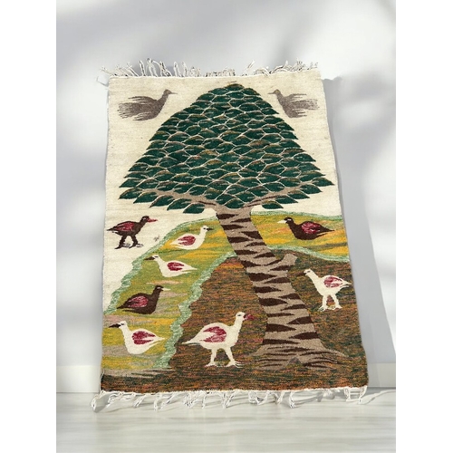 110A - Two vintage Egyptian 'Tree of life' Rugs.