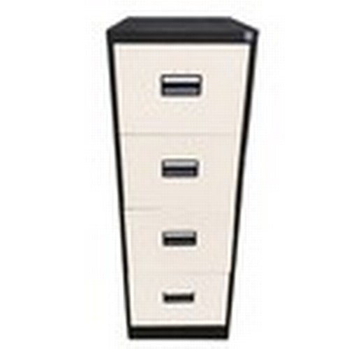 416 - 2 Large Metal Filing cabinets 1)Metal 3 Drawer Filing Cabinet with Key Height 101cm2)Metal 4 Drawer ... 