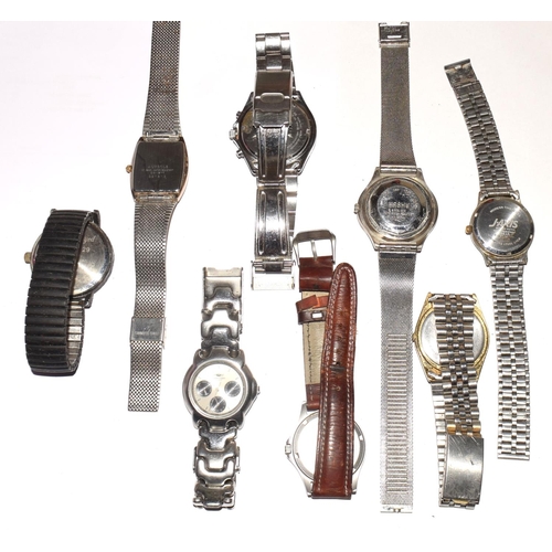 71 - Collection of gents fashion watches all working when Catalogued