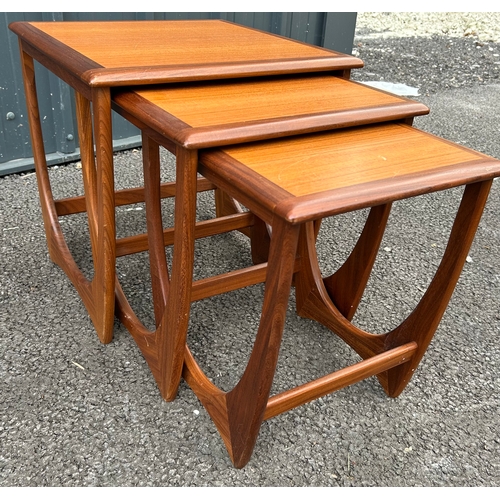 123 - Vintage G-plan set of 3 Nesting Tables