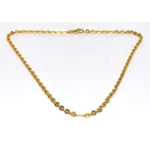 311 - 9ct gold neck chain with lobster claw catch 5.7g 40cm