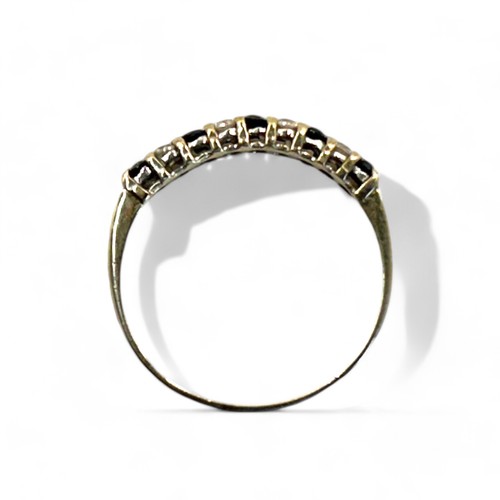 244 - A 9ct Gold eternity ring.Size - P