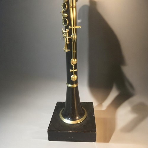 30 - German Koenigen Clarinet converted to a lamp.H 90cm.