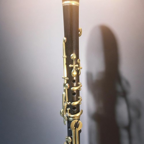 30 - German Koenigen Clarinet converted to a lamp.H 90cm.