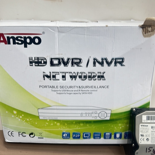 78 - Mixed lot comprising an Anspo DVR/NVR system, multiple hard disk drives of various brands including ... 