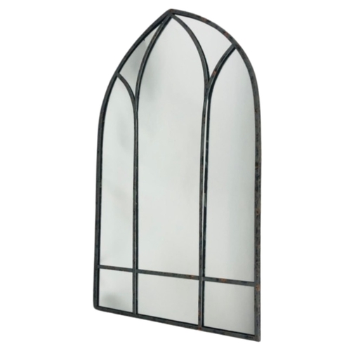 11 - Outer door Gothic garden mirror ref 56