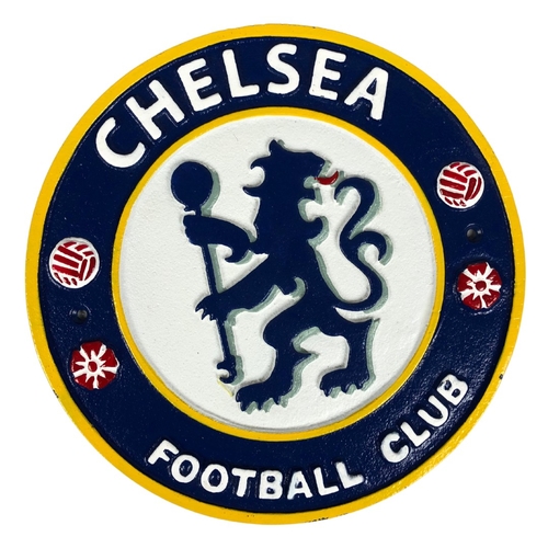 45 - Cast metal Chelsea FC plaque ref 99