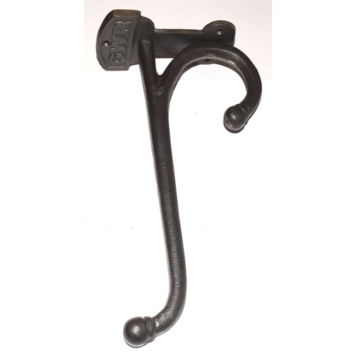 53 - Large cast metal GWR coat hook ref 54