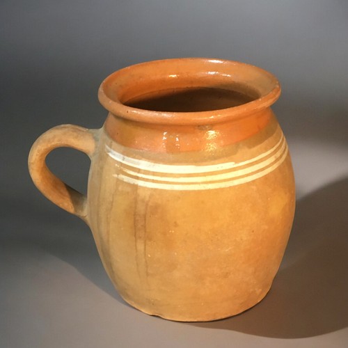 189 - Early 20th Century Traditional Hungarian Earthenware Jugs x 3.Height 27cm x  Dia 18cm approx(Largest... 