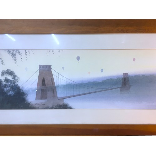 328 - Nick Grant British Artist - Large Pair of Original Watercolours Signed and Dated Lower L/H. Local In... 