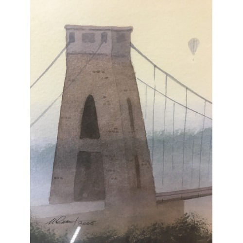 328 - Nick Grant British Artist - Large Pair of Original Watercolours Signed and Dated Lower L/H. Local In... 