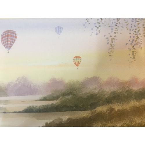 328 - Nick Grant British Artist - Large Pair of Original Watercolours Signed and Dated Lower L/H. Local In... 