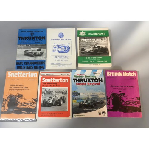 250 - Vintage Silverstone Automobilia Posters and Programmes from 1968 Onwards together with 