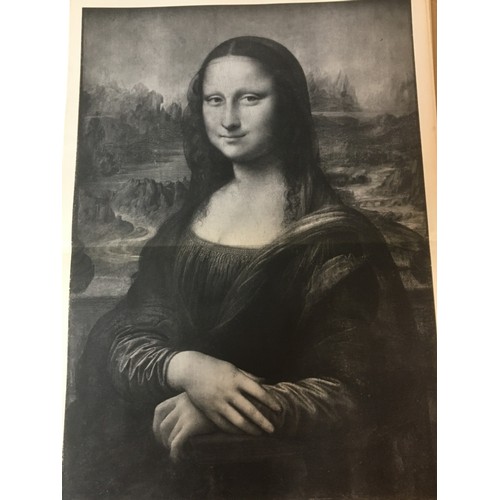 256 - 1934 & 1935 Leonardo da Vinci Paintings and Sketches and Michael Angelo Sculptures. Both Printed... 