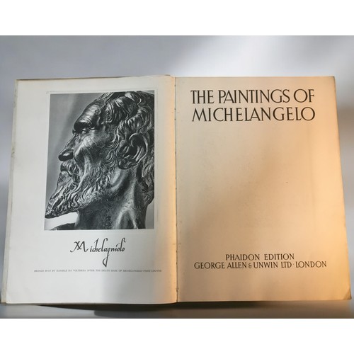 256 - 1934 & 1935 Leonardo da Vinci Paintings and Sketches and Michael Angelo Sculptures. Both Printed... 